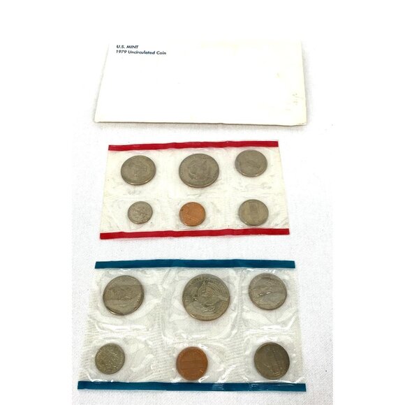 1979 Uncirculated Coin Set U.S Mint Original Government Packaging D Mint No Mint - Picture 1 of 6